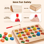 Wooden Magnetic Fishing Game