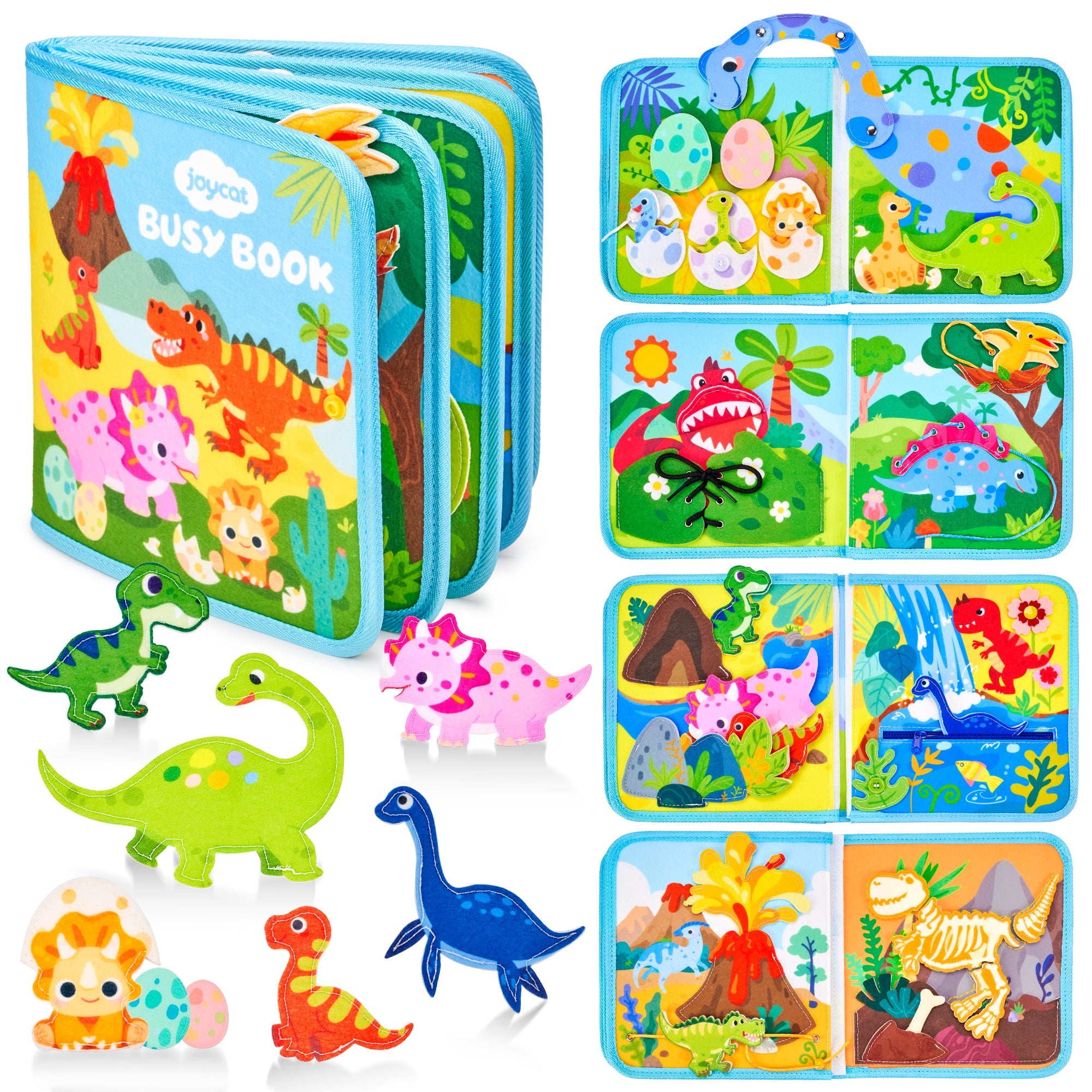 Farm Dinosaur Busy Book