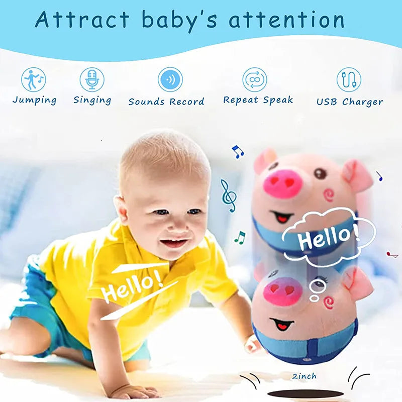 Singing & Talking Pig Plush Toy