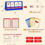 Word Building Desktop Pocket Chart Tent Cards Kit