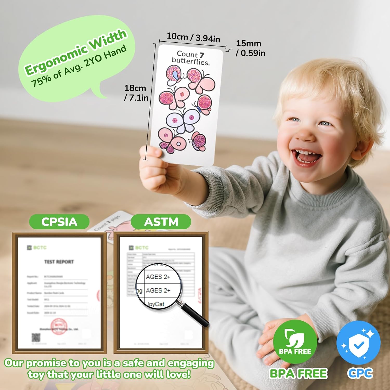 Sensory Number Flash Cards