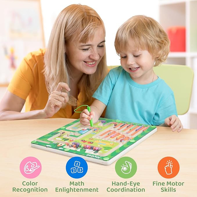 Magnetic Color and Number Maze