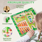 Magnetic Color and Number Maze