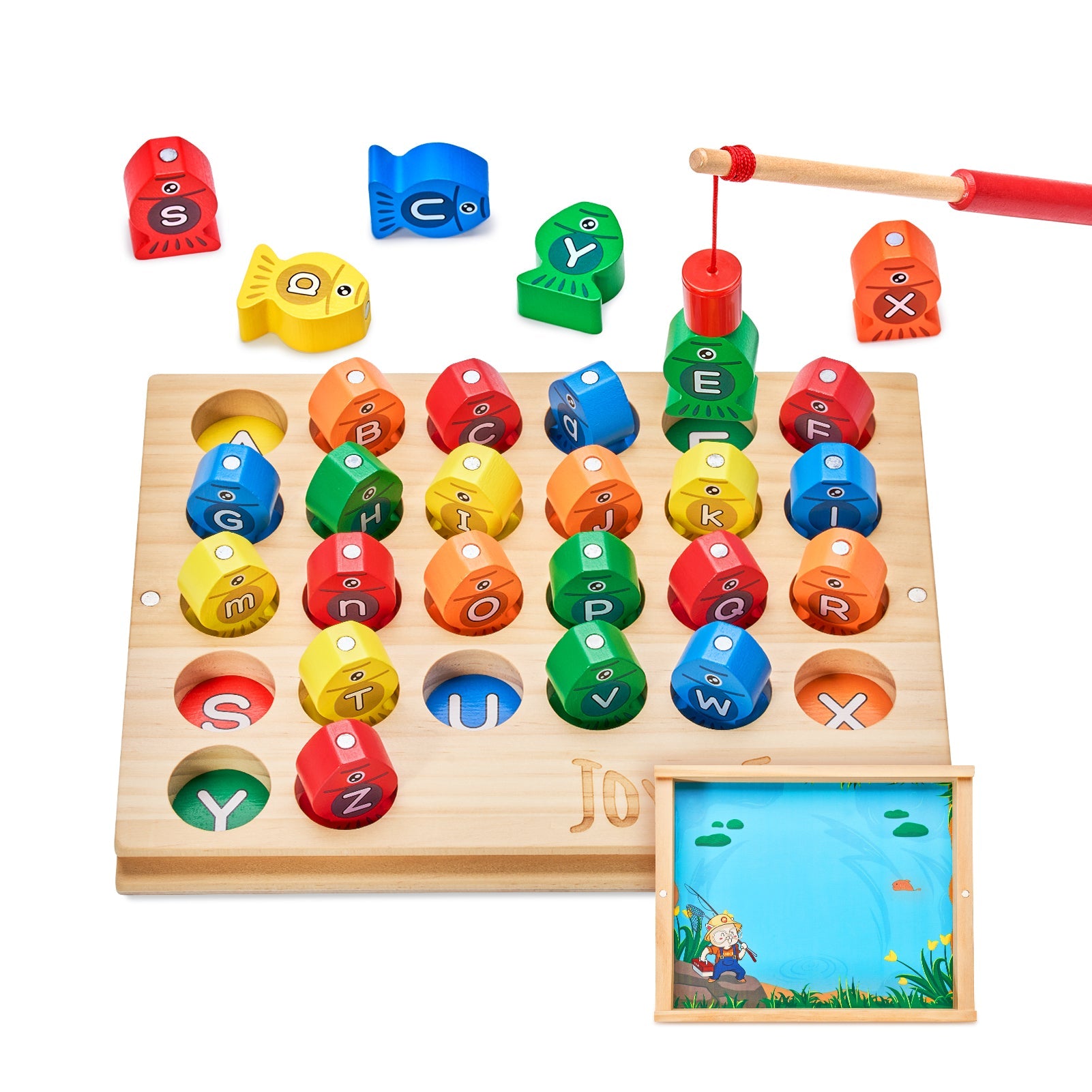 Wooden Magnetic Fishing Game